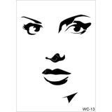 Cadence A4 Woman Collection WC-13 Stencil Şablon