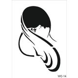 Cadence A4 Woman Collection WC-14 Stencil Şablon