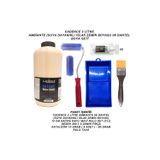 Cadence Ambiante Suya Dayanıklı Akrilik Boya Set 006 Dantel 2 Litre Katalizör Fırça Set