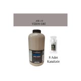 Cadence Ambiante Suya Dayanıklı Islak Zemin Boyası AW-19 Vizon Gri, 2 Litre + 8 Adet Katalizör