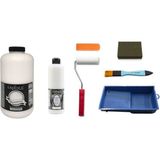 Cadence Antik Beyaz 2 Litre Hybrid Akrilik Multisurface Boya + 500 ml Ultimate Glaze Vernik Set