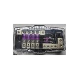 Cadence Assa Audio Oto Amfi Elektrik Sigorta Dağıtıcı Blok Terminal 2 Giriş 4 Çıkış Blok