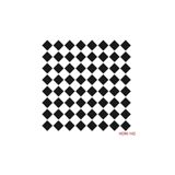 Cadence Baklava Stencil (Şablon) 25X25 Cm Kare Beyaz Tek Ebat