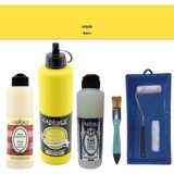 Cadence Banyo Mutfak - Multi H - 009 Sarı 500 ml Parlak Yüzey Astarı 250 ml Taş Vernik 250 ml Saten Rulo Set