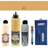 Cadence Banyo Mutfak - Multi H - 013 Amber 500 ml Parlak Yüzey Ast 250 ml Taş Vernik Mat 250 ml Saten Rulo Set
