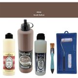 Cadence Banyo Mutfak - Multi H - 016 Sıcak Kahve 500 ml Parlak Yüzey Astarı 250 ml Taş Vernik 250 ml Saten Rulo Set