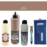 Cadence Banyo Mutfak - Multi H - 019 Açık Kahve 500 ml Parlak Yüzey Astarı 250 ml Taş Vernik 250 ml Saten Rulo Set