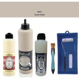 Cadence Banyo Mutfak - Multi H - 021 S Yulaf 500 ml Parlak Yüzey Astarı 250 ml Taş Vernik 250 ml Saten Rulo Set