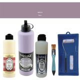Cadence Banyo Mutfak - Multi H - 033 Irıs 500 ml Parlak Yüzey Astarı 250 ml Taş Vernik 250 ml Saten Rulo Set