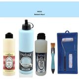 Cadence Banyo Mutfak - Multi H - 035 Bebek Mavi 500 ml Parlak Yüzey Ast 250 ml Taş Vernik Mat 250 ml Saten Rulo Set