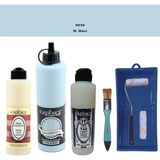 Cadence Banyo Mutfak - Multi H - 036 M mavi 500 ml Parlak Yüzey Astarı 250 ml Taş Vernik 250 ml Saten Rulo Set