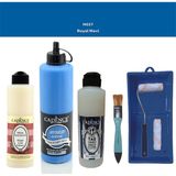Cadence Banyo Mutfak - Multi H - 037 R mavi 500 ml Parlak Yüzey Ast 250 ml Taş Vernik Mat 250 ml Saten Rulo Set