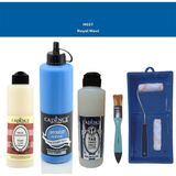Cadence Banyo Mutfak - Multi H - 037 R mavi 500 ml Parlak Yüzey Astarı 250 ml Taş Vernik 250 ml Saten Rulo Set
