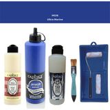 Cadence Banyo Mutfak - Multi H - 038 Ultramarine 500 ml Parlak Yüzey Ast 250 ml Taş Vernik Mat 250 ml Saten Rulo Set
