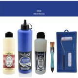 Cadence Banyo Mutfak - Multi H - 038 Ultramarine 500 ml Parlak Yüzey Astarı 250 ml Taş Vernik 250 ml Saten Rulo Set