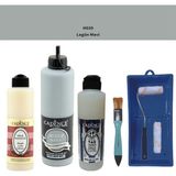 Cadence Banyo Mutfak - Multi H - 039 Lagun Mavi 500 ml Parlak Yüzey Astarı 250 ml Taş Vernik 250 ml Saten Rulo Set
