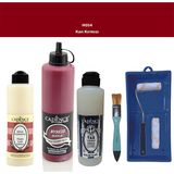Cadence Banyo Mutfak - Multi H - 054 Kan Kırmızı 500 ml Parlak Yüzey Astarı 250 ml Taş Vernik 250 ml Saten Rulo Set