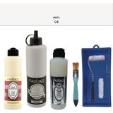 Cadence Banyo Mutfak - Multi H - 071 Çığ 500 ml Parlak Yüzey Ast 250 ml Taş Vernik Mat 250 ml Saten Rulo Set