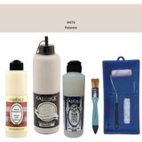Cadence Banyo Mutfak - Multi H - 076 Palamo 500 ml Parlak Yüzey Astarı 250 ml Taş Vernik 250 ml Saten Rulo Set