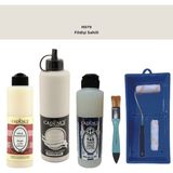 Cadence Banyo Mutfak - Multi H - 079 Fildişi Sahili 500 ml Parlak Yüzey Astarı 250 ml Taş Vernik 250 ml Saten Rulo Set