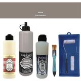 Cadence Banyo Mutfak - Multi H - 084 Çöl Kahvesi 500 ml Parlak Yüzey Astarı 250 ml Taş Vernik 250 ml Saten Rulo Set