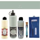Cadence Banyo Mutfak - Multi H - 089 Küf Yeşili 500 ml Parlak Yüzey Ast 250 ml Taş Vernik Mat 250 ml Saten Rulo Set