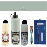 Cadence Banyo Mutfak - Multi H - 089 Küf Yeşili 500 ml Parlak Yüzey Astarı 250 ml Taş Vernik 250 ml Saten Rulo Set
