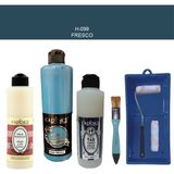 Cadence Banyo Mutfak - Multi H - 099 Fresco 500 ml Parlak Yüzey Ast 250 ml Taş Vernik Mat 250 ml Saten Rulo Set