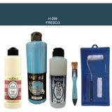 Cadence Banyo Mutfak - Multi H - 099 Fresco 500 ml Parlak Yüzey Astarı 250 ml Taş Vernik 250 ml Saten Rulo Set