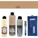 Cadence Banyo Mutfak - Multi H - 102 Karton 500 ml Parlak Yüzey Ast 250 ml Taş Vernik Mat 250 ml Saten Rulo Set