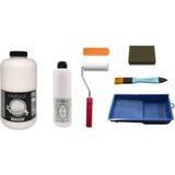 Cadence Boya Cadence 2 Litre Antik Beyaz Boya 500ML Mat Vernik Set Cadence