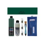 Cadence Boya Fayans Tezgah B-Ambiente Islak Zemin Aw-14 Zümrüt 500ML Katalizör 30GR Taş Vernik 250 Saten Rulo Set