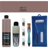 Cadence Boya Fayans Tezgah B-Ambiente Islak Zemin Aw-17 Vizon 500ML Katalizör 30GR Mat Taş Vernik 250 Saten Rulo Set