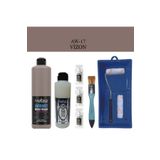 Cadence Boya Fayans Tezgah B.-Ambiente Islak Zemin Aw-17 Vizon 500Ml Katalizör 30Gr Taş Vernik 250 SatenRuloSet