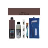 Cadence Boya Fayans Tezgah B-Ambiente Islak Zemin Aw-18 K.kahve 500Ml Katalizör 30Gr Mat Taş Vernik 250 Saten Rulo Set