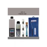 Cadence Boya Fayans Tezgah B-Ambiente Islak Zemin Aw-19 Vizongri 500Ml Katalizör 30Gr Taş Vernik 250 Saten Rulo Set