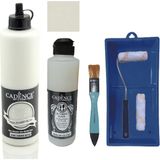 Cadence Boya Mobilya Boyası-Cadence Multisurface H-003 Eskimişbeyaz 500ML Ultimate Vernik Parlak 25