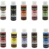 Cadence Boya Premium Akrilik Boya Seti 10 Ana Renk 70 ml x 10 Renk + Eko Fırça