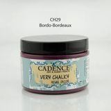 Cadence CH-29 150 ml Bordo Very Chalky Home Decor Mobilya Boyası