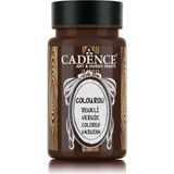 Cadence Colour On Renkli Vernik CV-15 Acı Kahve 90ML Ahşap Yüzeyler İçin Kolay Uygulama ve Uzun Süreli Koruma