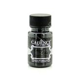 Cadence Dora 3131 Siyah 50 ml Metalik Cam Boyası