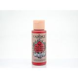 Cadence F-637 Style Matt Fabrıc Kumaş Boyası 59 ml Crimson Yüksek Kalitede Su Bazlı Boya