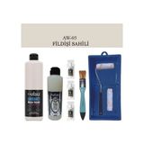 Cadence Fayans Tezgah B - Ambiente Islak Zemin Aw - 05 Fildişi Sahili 500 ml Katalizör 30 gr Taş Vernik Mat 250 Saten Rulo Set
