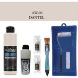 Cadence Fayans Tezgah B - Ambiente Islak Zemin Aw - 06 Dantel 250 ml Katalizör 20 gr Taş Vernik Mat 120 Saten Rulo Set