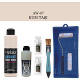 Cadence Fayans Tezgah B - Ambiente Islak Zemin Aw - 07 Kumtaşı 250 ml Katalizör 20 gr Taş Vernik 120 Saten Rulo Set