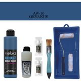 Cadence Fayans Tezgah B - Ambiente Islak Zemin Aw - 10 Okyanus 250 ml Katalizör 20 gr Taş Vernik Mat 120 Saten Rulo Set