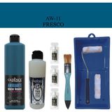 Cadence Fayans Tezgah B - Ambiente Islak Zemin Aw - 11 Fresco 500 ml Katalizör 30 gr Taş Vernik Mat 250 Saten Rulo Set
