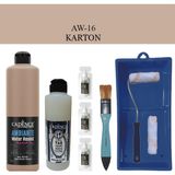 Cadence Fayans Tezgah B - Ambiente Islak Zemin Aw - 16 Karton 500 ml Katalizör 30 gr Taş Vernik 250 Saten Rulo Set
