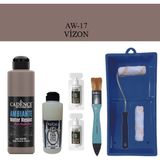 Cadence Fayans Tezgah B - Ambiente Islak Zemin Aw - 17 Vizon 250 ml Katalizör 20 gr Taş Vernik 120 Saten Rulo Set