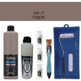 Cadence Fayans Tezgah B - Ambiente Islak Zemin Aw - 17 Vizon 500 ml Katalizör 30 gr Taş Vernik Mat 250 Saten Rulo Set